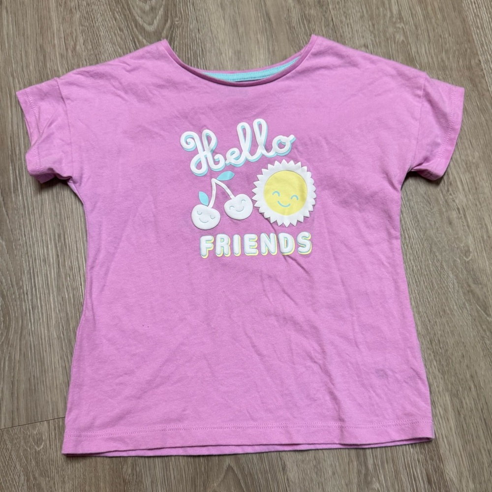 365Kids Shirt with 'Hello Friends' Print